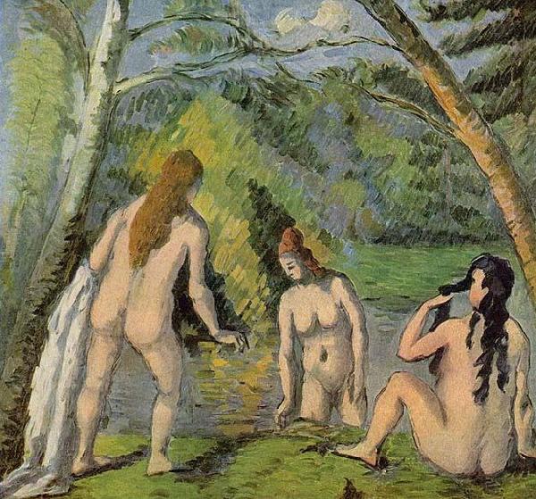 Paul Cezanne Drei badende Frauen oil painting picture